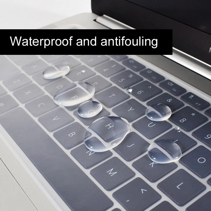 Tấm phủ bảo vệ bàn phím máy tính xách tay notebook 12&quot;-17&quot; silicone nhiều màu sắc tùy chọn thông dụng
