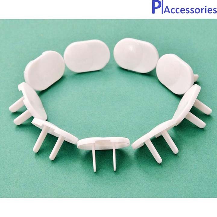 Combo 10 Nắp Che Bịt Đậy Ổ Cắm Điện An Toàn Cho Bé.