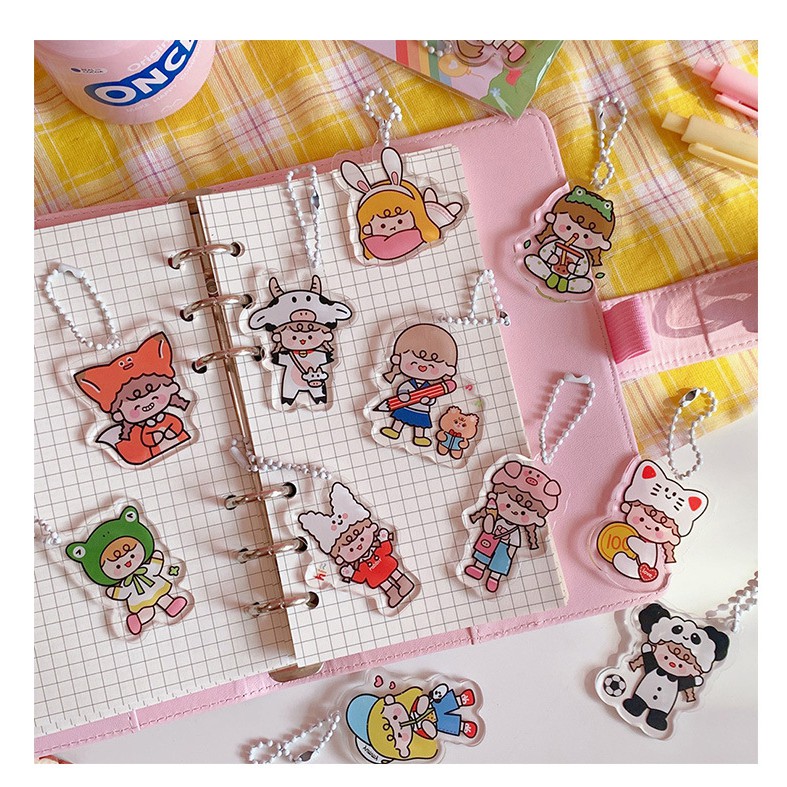 Móc khóa/keychains hoạt hình dễ thương ulzzang