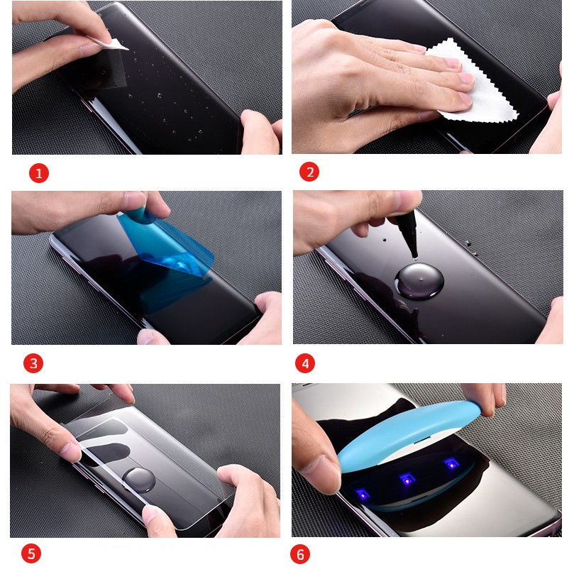 Kính cường lực full keo UV samsung Note 10 , samsung Note 10 plus