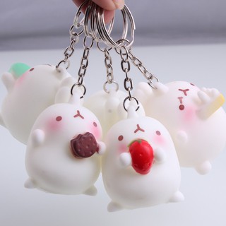 Móc khóa thỏ trắng mochi z8 in 1