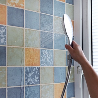 Giấy dán tường chống thấm nước / trang trí phòng tắm tự dính chống ẩm / miếng dán cải tạo gạch nhà vệ sinh