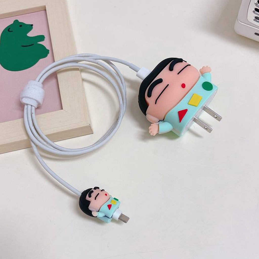 Vỏ Bảo Vệ Hộp Sạc Tai Nghe Airpod Bằng Silicon Hình Hoạt Hình Snoopy Lotso Bear Crayon 18W/20W