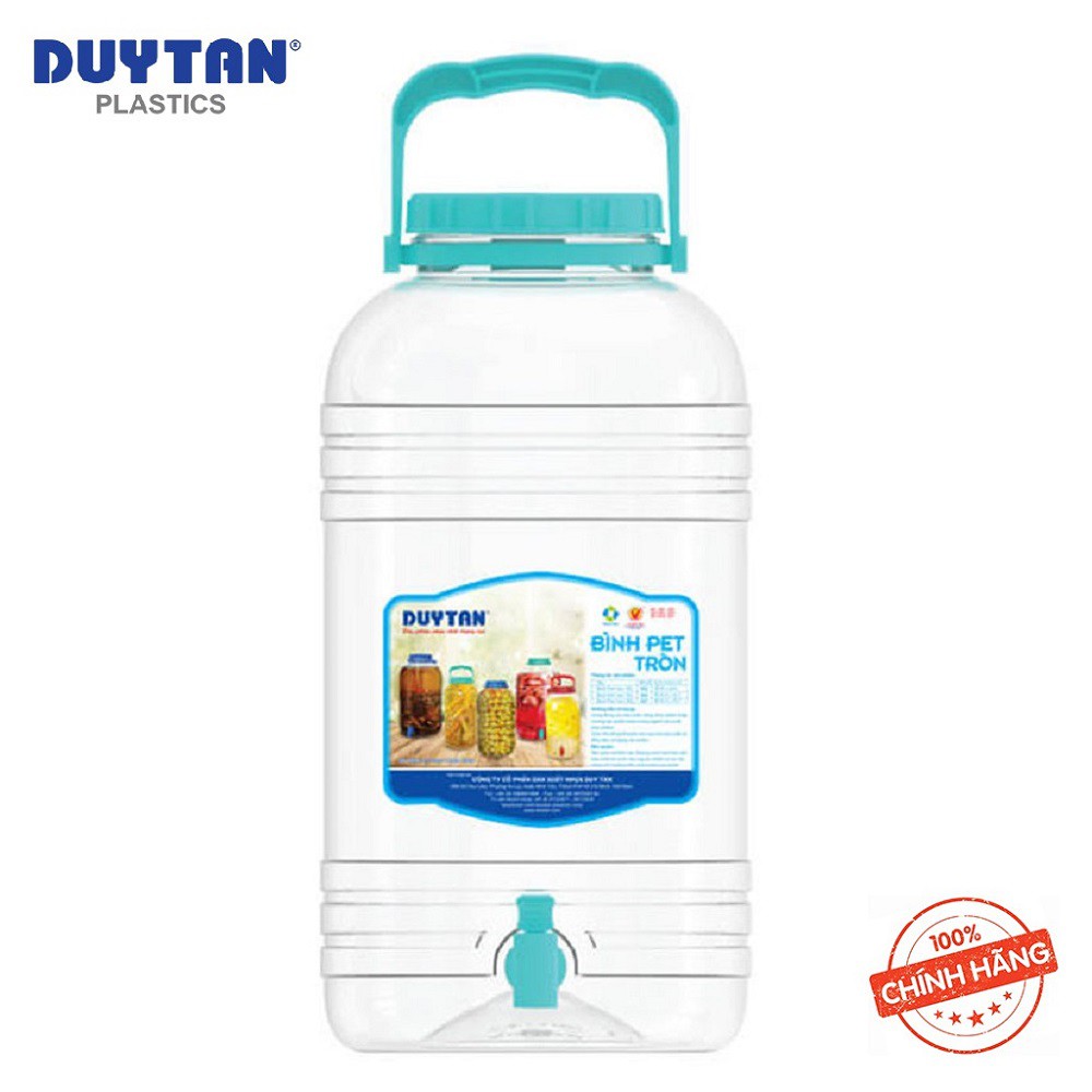 Bình PET Đựng Nước Tròn Có Vòi 20 Lít Duy Tân (Ø 26,5 x 45,7 cm) No.627 . Nhựa chính phẩm cao cấp, an toàn tuyệt đối.