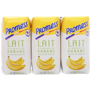 SỮA TƯƠI PROMESS 200ML VỊ CHUỐI [ DATE T12/2021] THÙNG 24 HỘP
