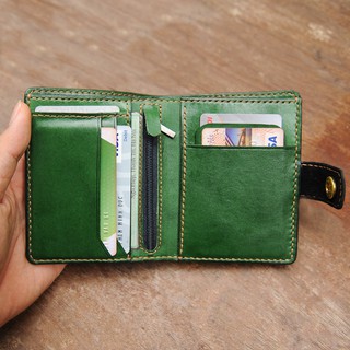 Ví nữ da đựng thẻ - Da bò nhập khẩu - Đồ da Handmade