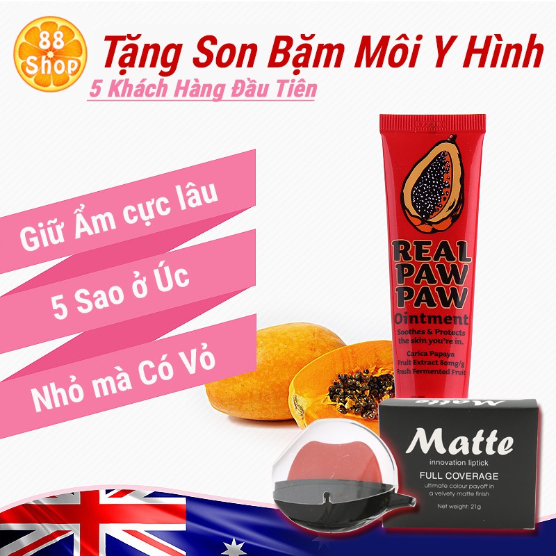 Dưỡng môi Kem Đu Đủ Đa năng REAL PAW PAW Úc [ 119 K ] | BigBuy360 - bigbuy360.vn