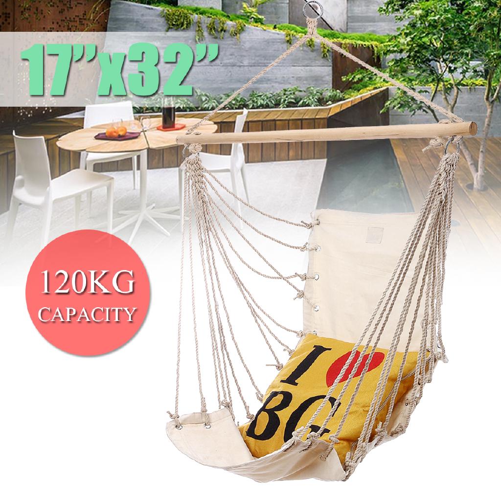 Top For Hanging Hammock Rope Chair Porch Air Swing Patio