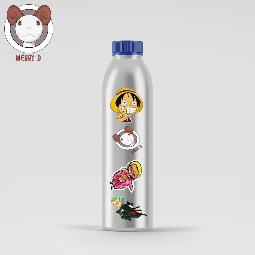 BỘ 61 MIẾNG DÁN STICKER ONE PIECE - VUA HẢI TẶC