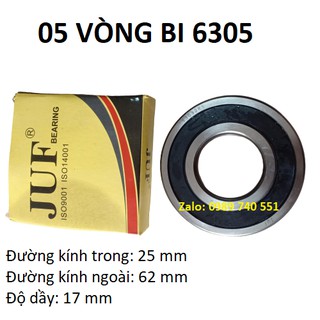 05 vòng bi 6305 juf