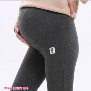 Quần legging bầu logo mèo