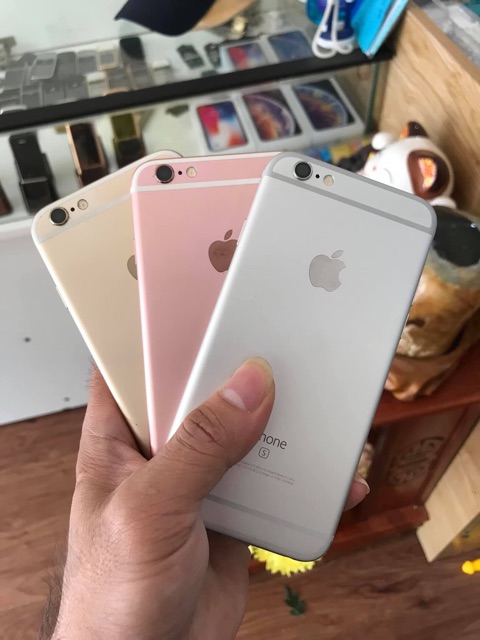 Điện thoại Iphone 6s 32gb lock.New98-99%.Nguyên zin100%.Vân tay nhanh nhạy.Kèm sim ghép