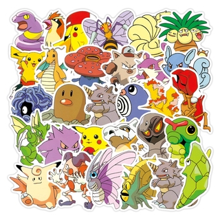 Bộ 50 Sticker Pokemon Dán Trang Trí