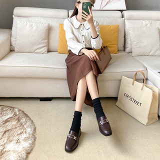 Giày Lười Da Mềm Thời Trang Thanh Lịch Cho Nữ