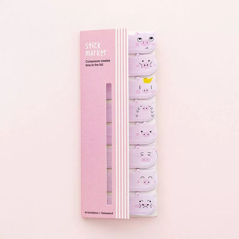Washitape set mặt heo dễ thương