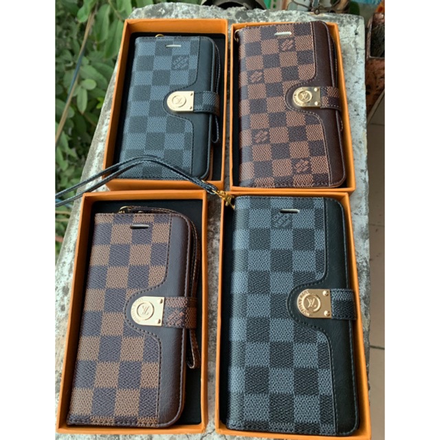 Flip cover (Ốp 2 mặt) LV dành cho iphone