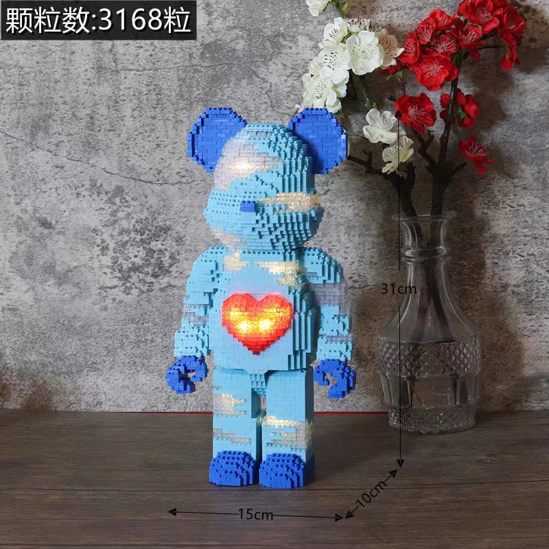 Đồ Chơi Lắp Ráp Hình Chú Gấu Đáng Yêu Cho Bé