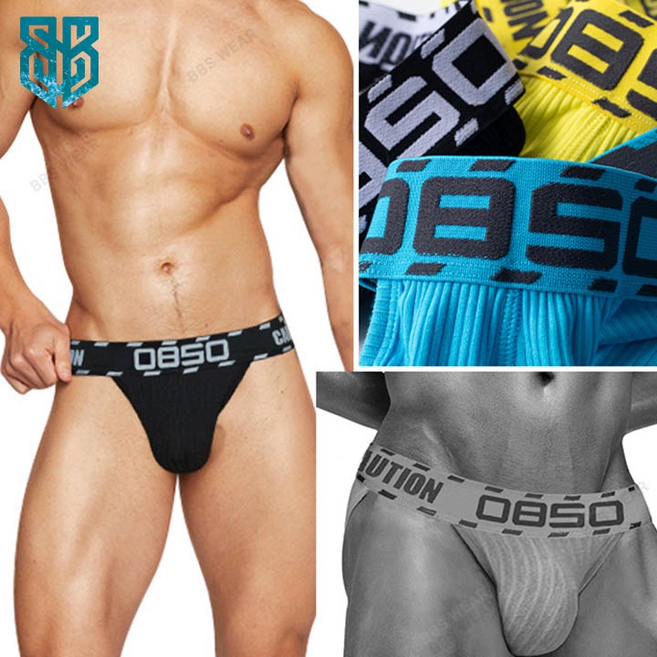 Quần lót nam cotton tam giác CAUTION Siêu thoáng mát BBS WEAR 2021 - Quần sịp nam sexy jockstrap brief BS3105