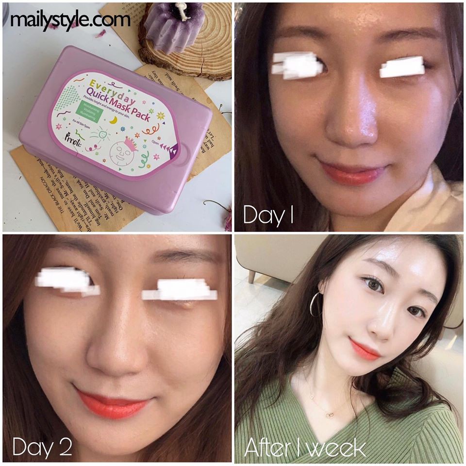 Mặt nạ giấy PRRETI EVERYDAY QUICK MASK PACK [24 miếng]