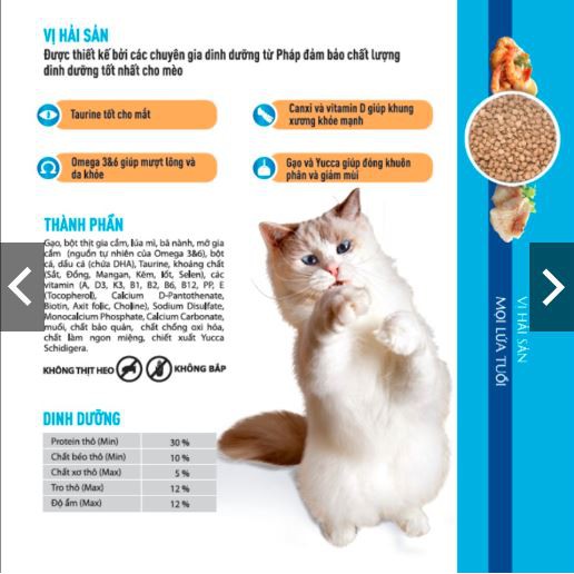 SIÊU RẺ-Thức ăn cho mèo gói lớn MININO YUM 1,5KG