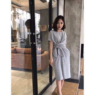 Đầm xoắn eo MNG VNXK