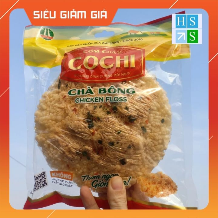 Cơm cháy Đại Long COCHI 65g (Tùy chọn vị Mè đen, Rong biển hoặc Chà bông) Đặc sản cơm cháy Ninh Bình - NPP HS Shop