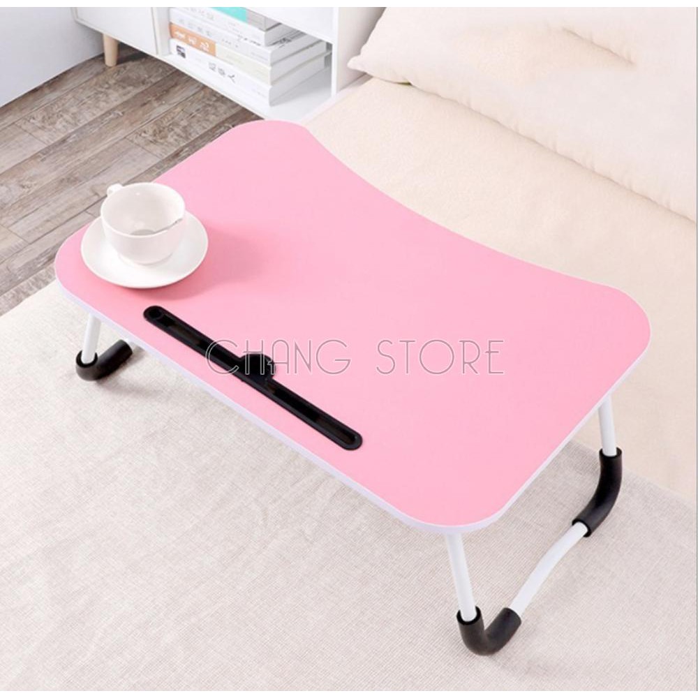 Bàn gấp nhỏ gọn thông minh có khe cắm Ipad, điện thoại cho học sinh, sinh viên, công chức, các bé mẫu giáo | BigBuy360 - bigbuy360.vn