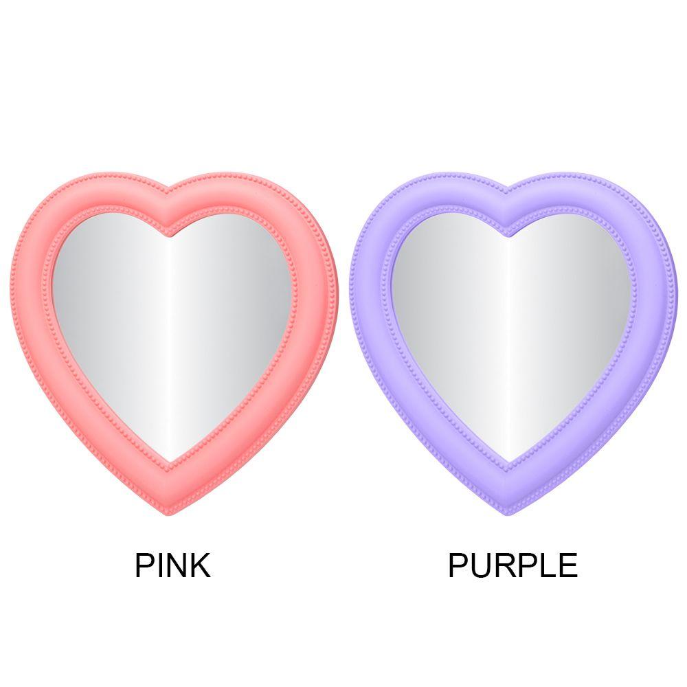 OKDEALS Gương Trang Điểm Trái Tim Xinh Xắn Cho Nữ