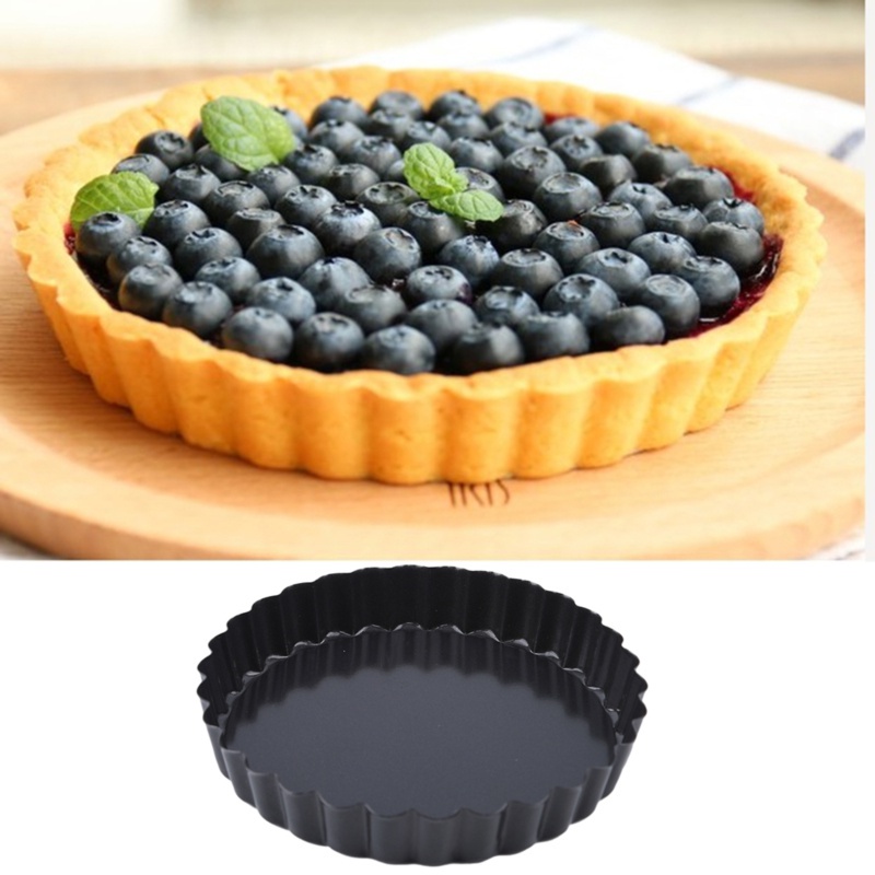 Khuôn Làm Bánh Tart Trứng Hình Tròn / Trái Tim / Chữ Nhật Chống Dính Có Thể Tháo Rời