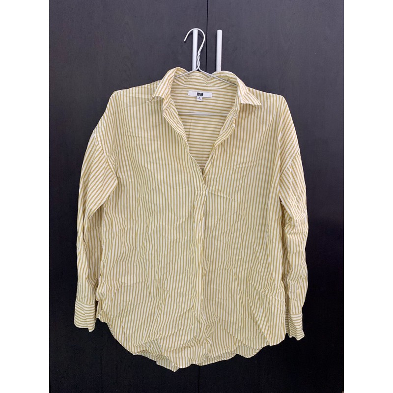 Sơ mi kẻ vàng free sz