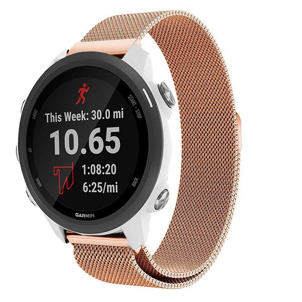 Dây đeo đồng hồ chất liệu inox 20mm dành cho đồng hồ thông minh Garmin Forerunner 245 245m