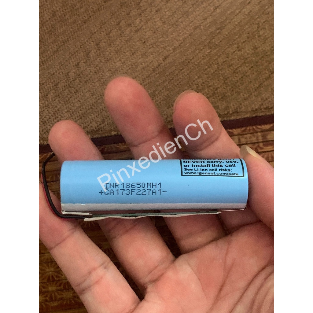 Pin 3200 mah LG CHEM MH1 xả cao 10A, có sẵn mạch BMS 1s bảo vệ pin. Chuyên dùng cho sạc dự phòng, lưu trữ, đèn pin.