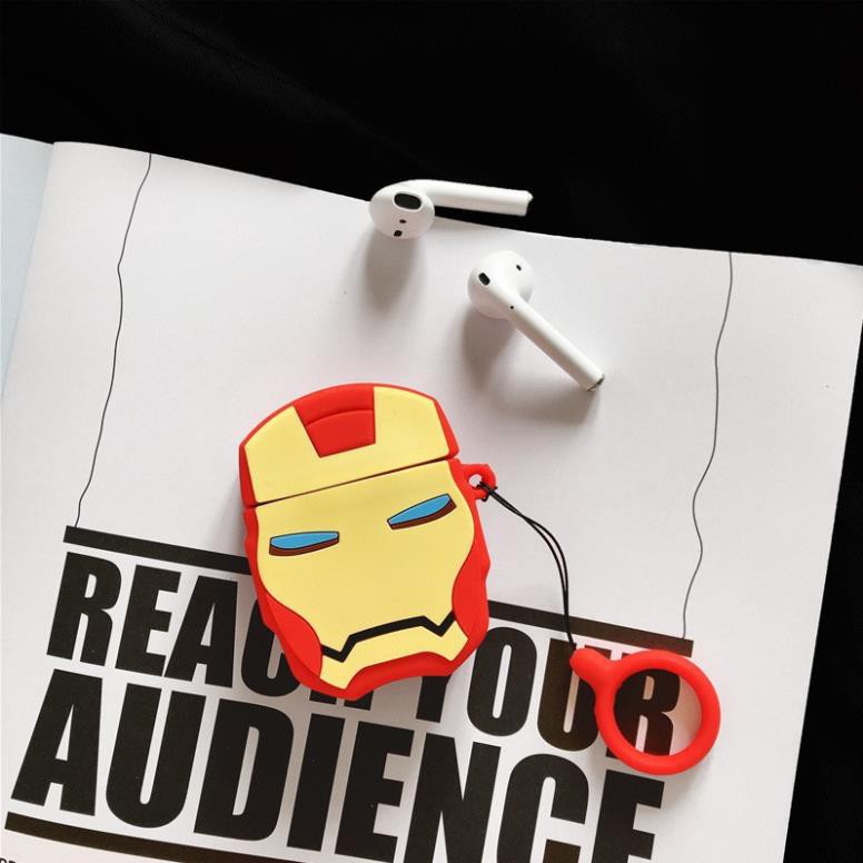 Case Airpods - Vỏ Bọc Airpods 1/2/Pro -  Iron man