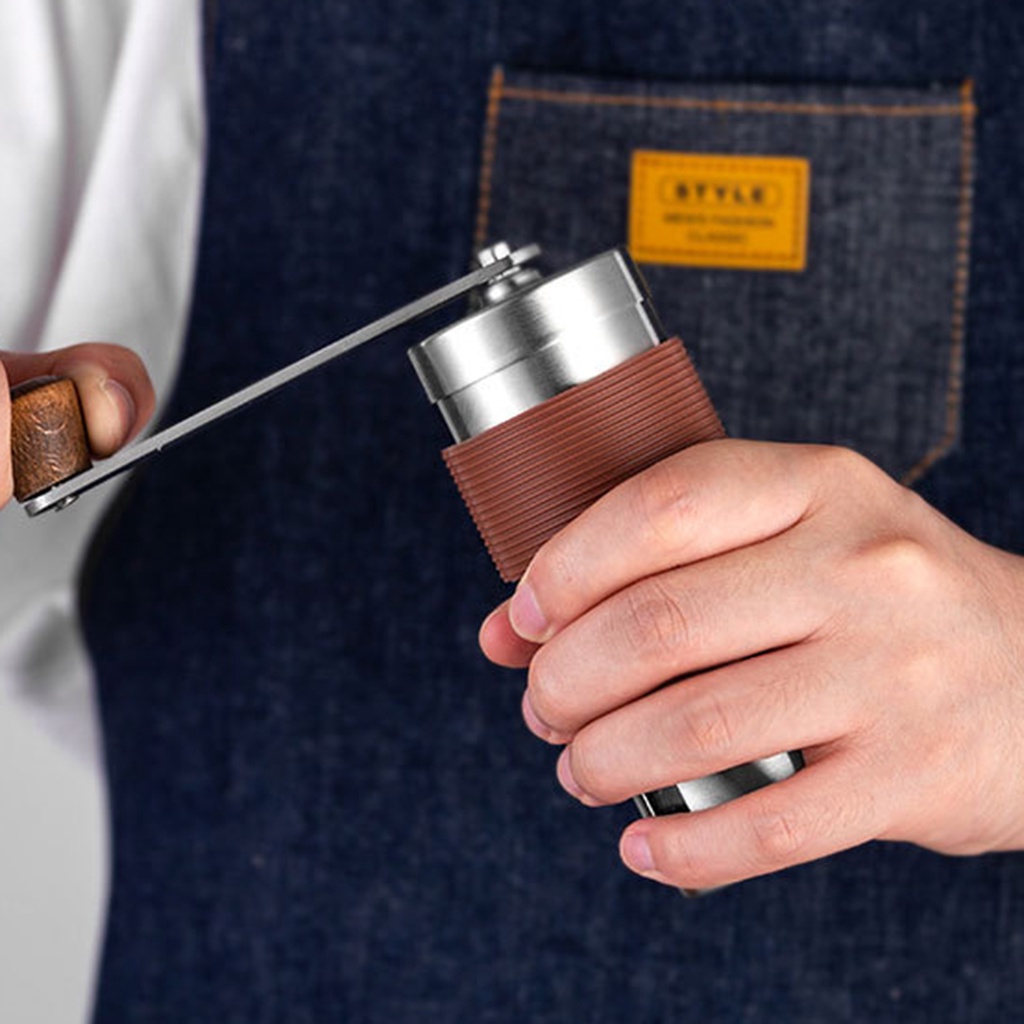 Portable Stainless Steel Hand Manual Coffee Grinder Kitchen Grinding Machine