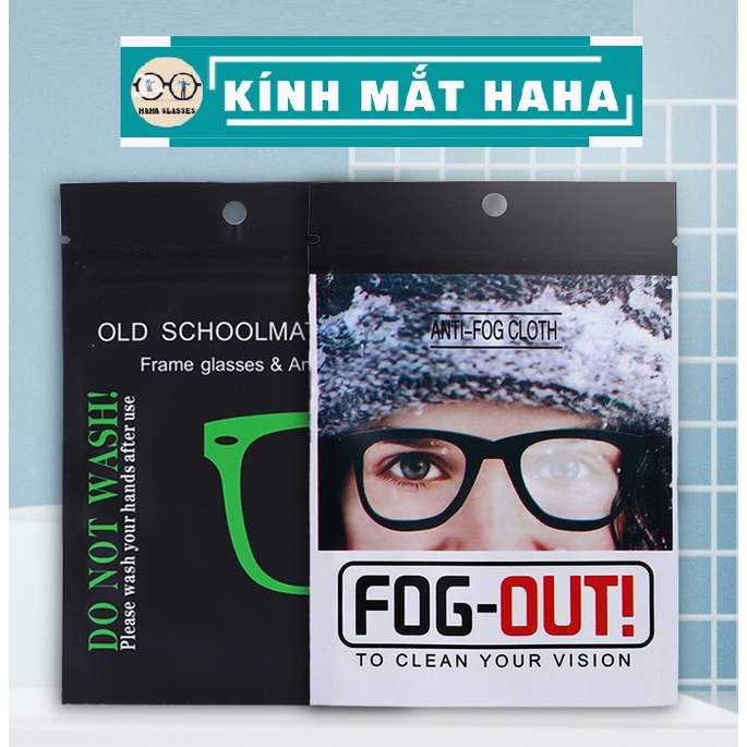 Khăn lau tròng mắt kính chống hơi nước sương mù vải lau kính thời trang HAHA vải da lộn sợi nhỏ sử dụng được nhiều lần