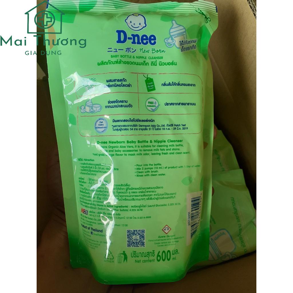 Nước Giặt Dnee Thái Lan Team Đại Thịnh 3000ml Và 1 Túi Rữa Bình Sữa 600ml