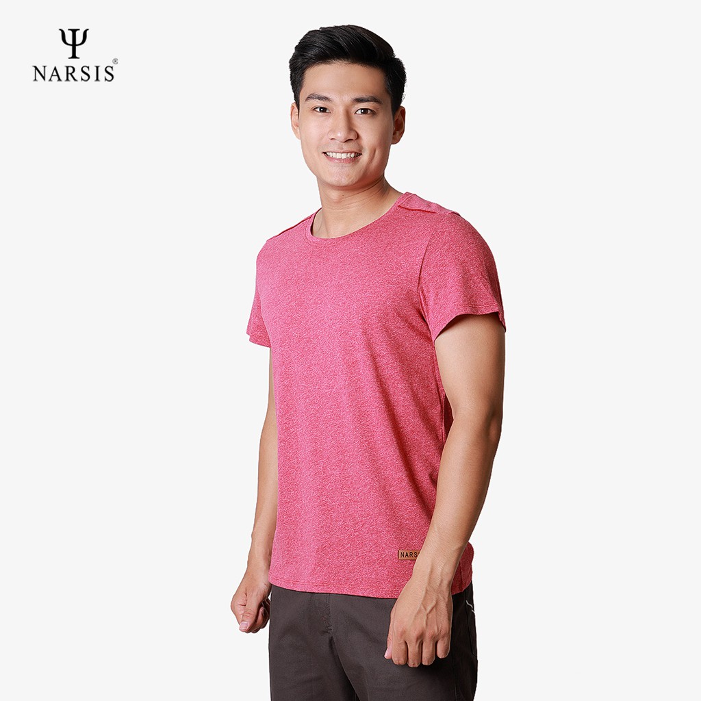 Áo nam Narsis D8038 màu đỏ gạch