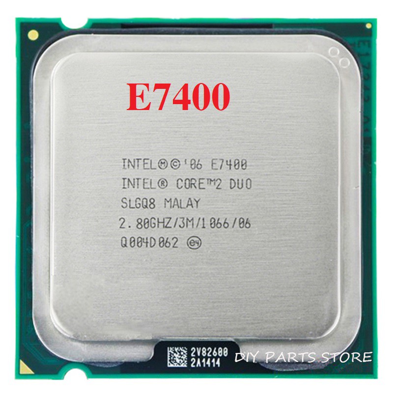 Intel Core 2 Duo E7400  2.8 GHz Dual Core 1066 MHz FSB, 3 MB Cache, Socket 775 | WebRaoVat - webraovat.net.vn