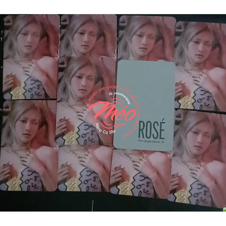 #MéoStore Card pre BLACKPINK Rosé của Ktown4u, Applemusic, Synnara hàng chính hãng có sẵn | BigBuy360 - bigbuy360.vn