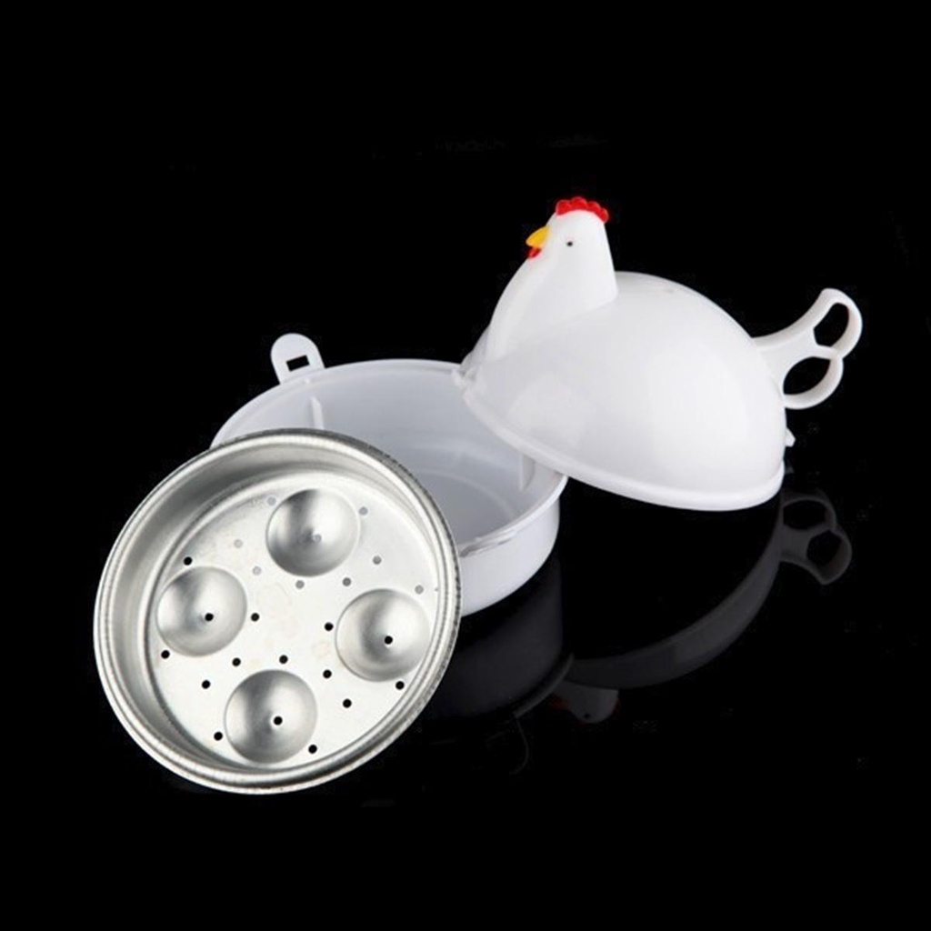 Dụng Cụ Hấp Trứng Trong Lò Vi Sóng