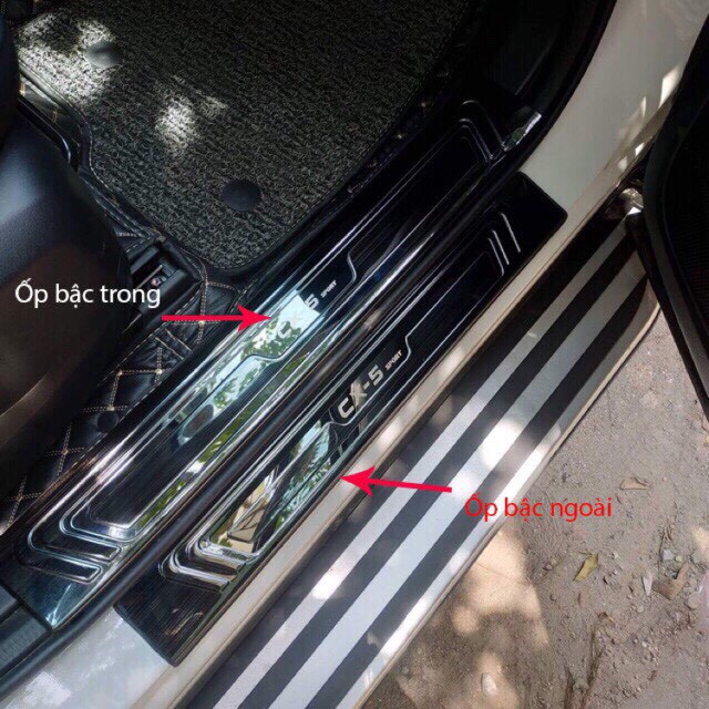 Ốp bậc cửa Mazda CX5 Titan cao cấp 2019-2020