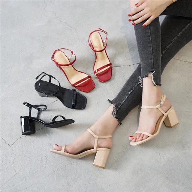 Giay Cao Got đế Vuong 5cm Size Nhỏ Size Lớn 32 33 34 40 41 42 43 030