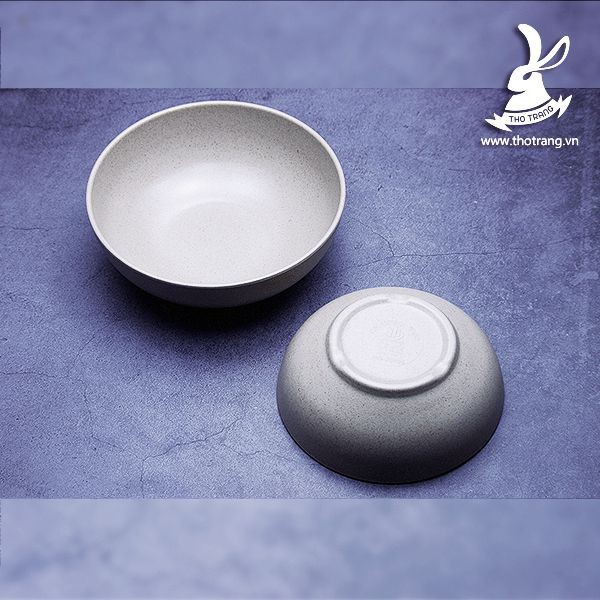 Tô Bún Bò Tròn Trơn Màu Nâu Nhám Nhựa Melamine Đài Loan - Chính Hãng