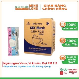 1 thùng 300 chiếc khẩu trang y tế 4 lớp kf94 v - mask