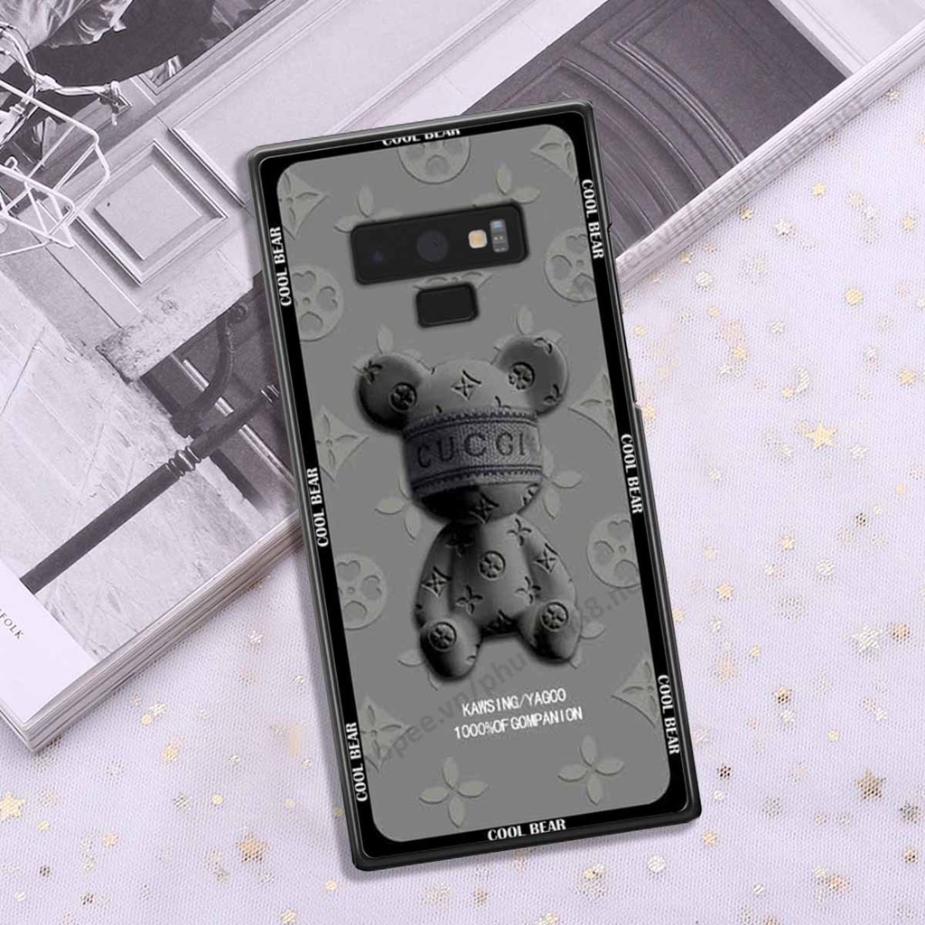 Ốp Samsung Note 9 bear, k@ws thương hiệu phong cách ốp lưng thời trang cao cấp
