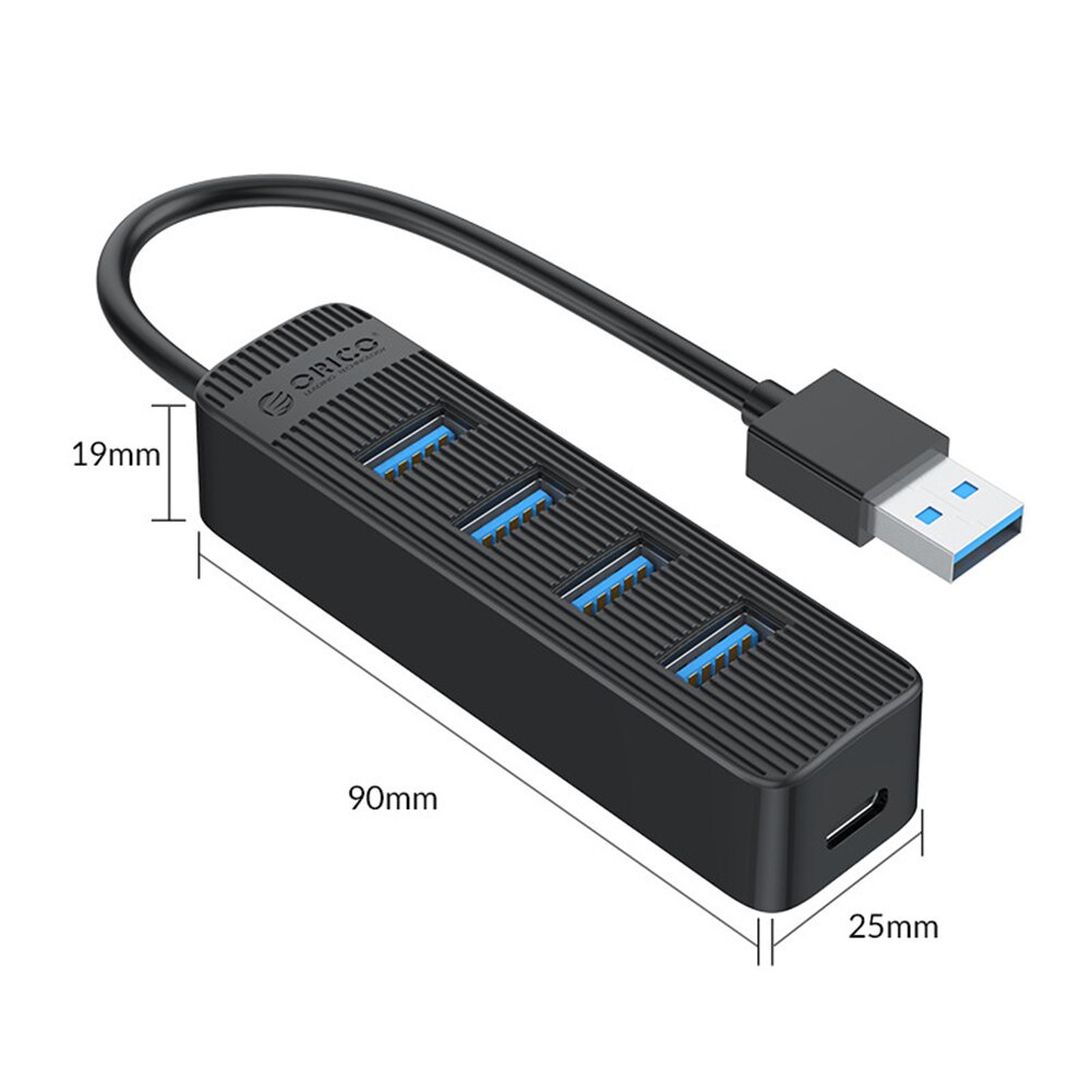 Bộ Chia USB3.0 ORICO 1 Ra 4 - HUB ORICO TWU3-4A Chính Hãng