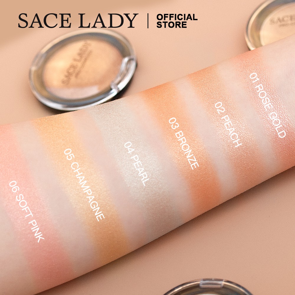 Phấn Trang Điểm SACE LADY Bắt Sáng Mịn Mượt 3.5g/0.12Oz