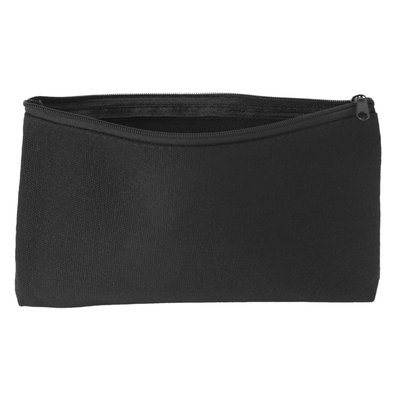 Set 80 Túi Đựng Bút Bằng Vải Canvas Màu Đen Có Khóa Kéo DIY