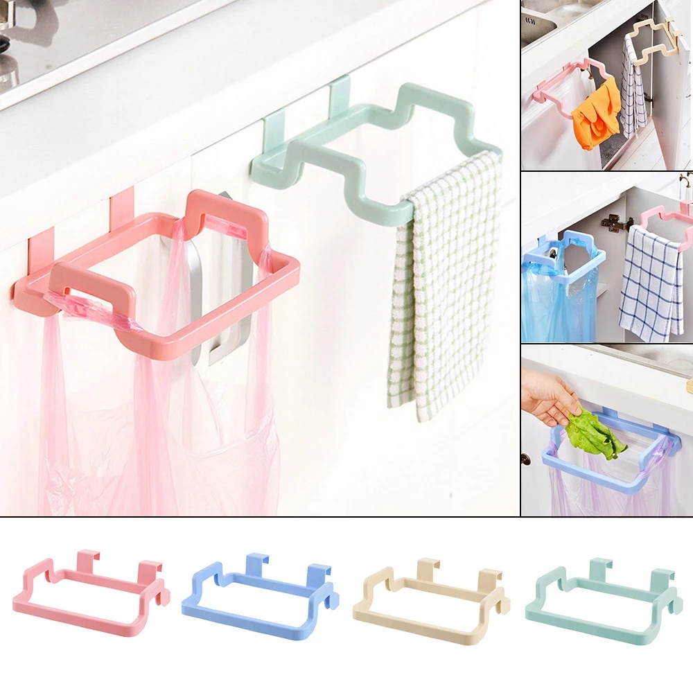 Giá đỡ túi rác gắn cửa tủ nhà bếp tiện lợi