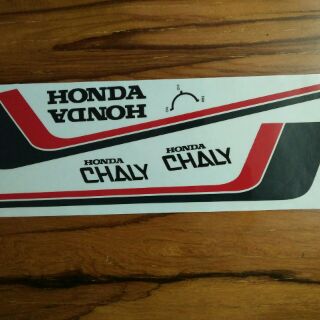 Bộ tem honda chaly màu đỏ
